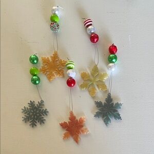 Colorful Snowflake Ornaments
